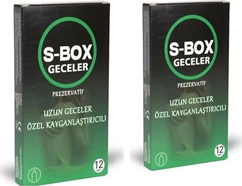 9977411 S-Box Kayganlaştırıcılı Prezervatif 2 Li