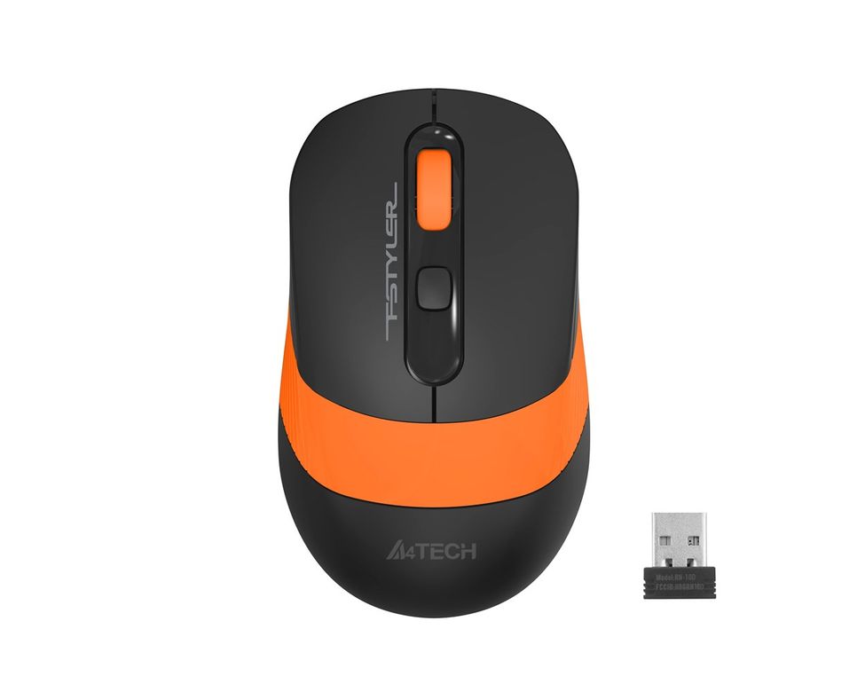 A4Tech FG10-T Kablosuz Mouse Siyah-Turuncu | Grisepet