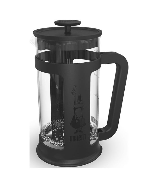 Abeltrade 57855210126374680184975 - Smart French Press: Yaklaşık 350Ml Kapasiteli Kahve Hazırlayıcı - Siyah Polipropilen Gövde - Bulaşık Makinesinde Yıkanabilen Borosilikat Cam Sürahi - Paslanmaz Çelik Filtre Sistemi Açık Bej