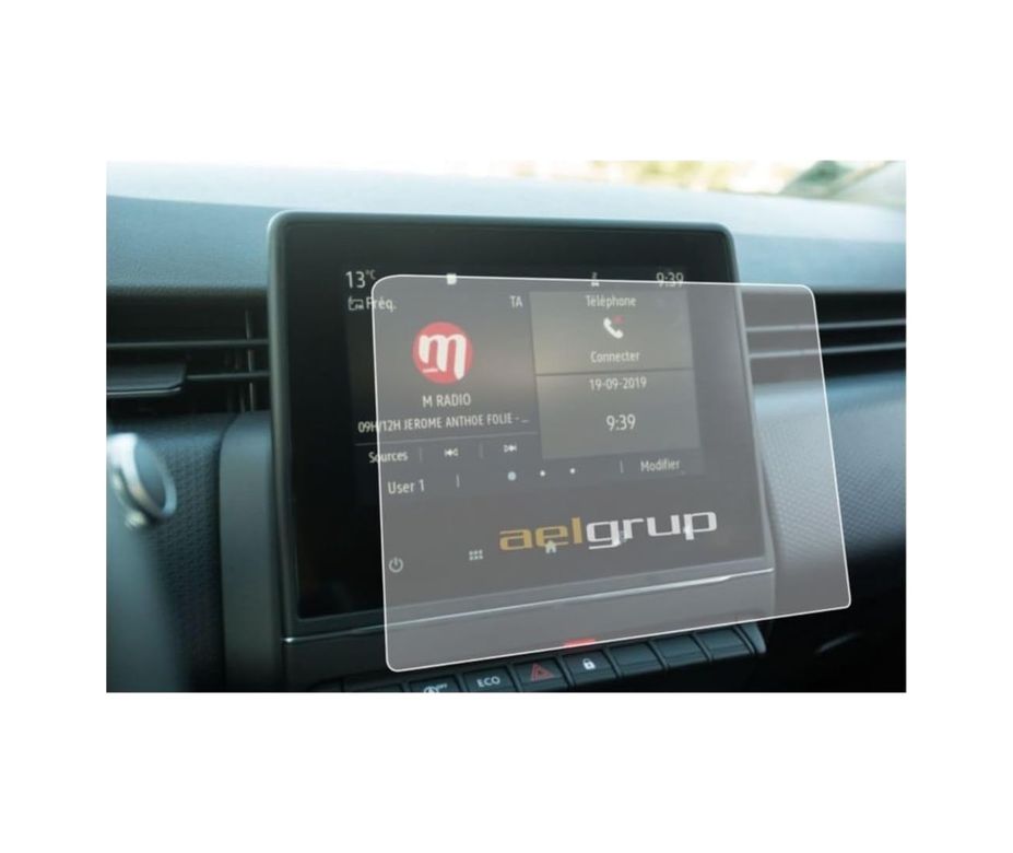 Abentiny 131617020 Renault Clio 5 İle Uyumlu 7 İnç Navigasyon Ekran Koruyucu Nano Film