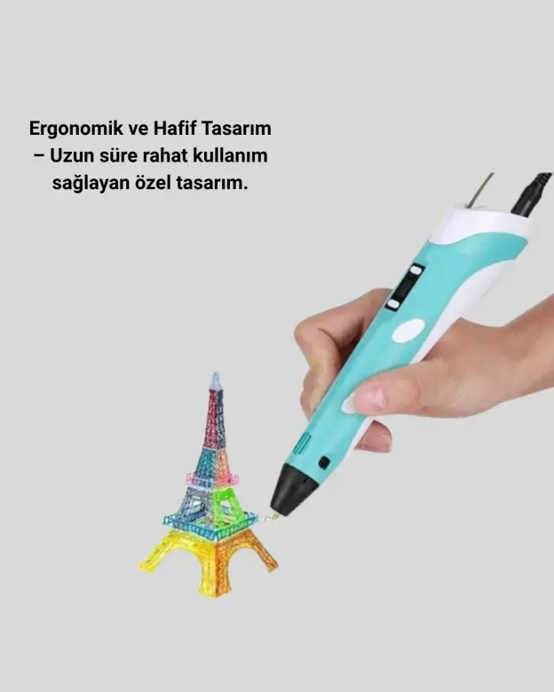 ABS ve PLA Filament Destekli 3D Yazıcı Kalem