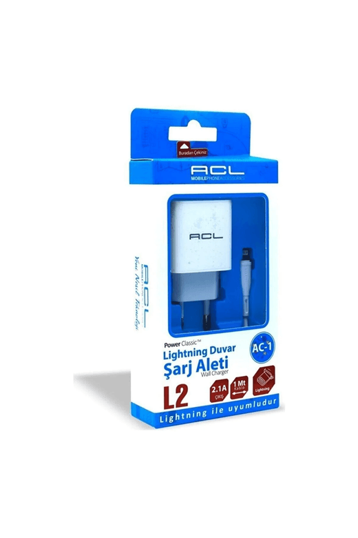 AC-1 L2 Acl L2 Powerclassic 10W 2.1A Lightning Usb Kablolu Seyahat Şarj Aleti