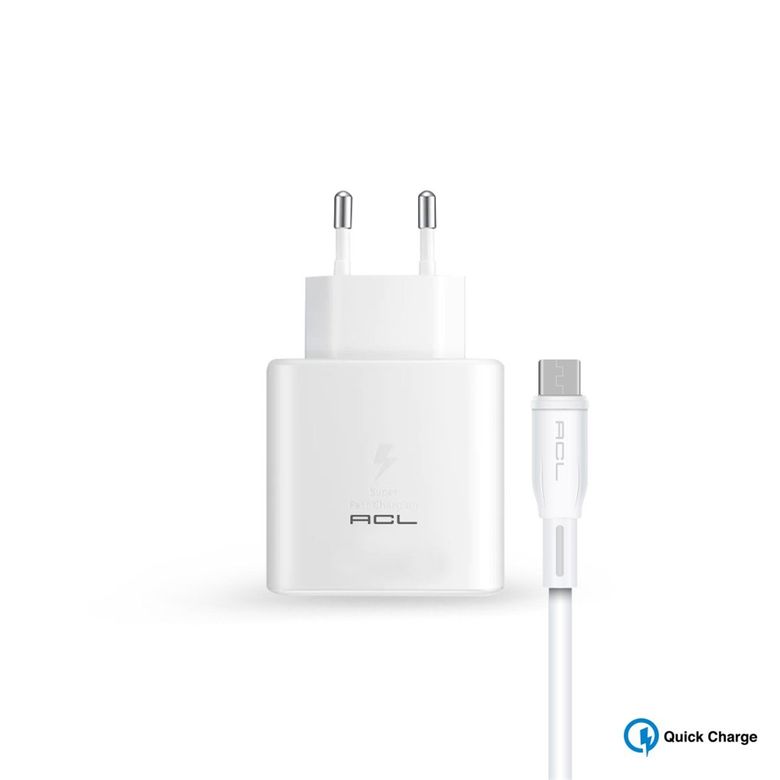 AC-H1 Acl H1 Quick Charge 3.4A 18 Watt Mıcro Seyahat Şarj Aleti Şarj Cihazı