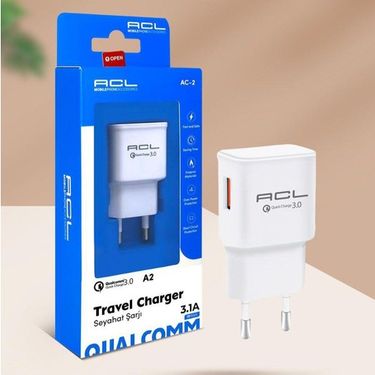 Acl A2 Powerclassic™ Quick Charge 18W 3,1A Seyahat Şarj Aleti