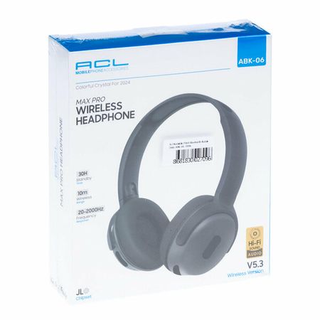 Acl Abk-06 Wireless V5.3 Hi-Fi Ses Kaliteli Kulak Üstü Kablosuz Kulaklık
