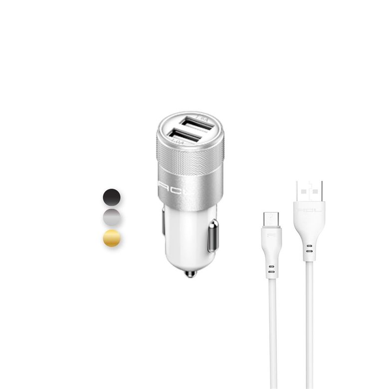 Acl Ac-06 Power Classic Series Araç İçi Şarj Aleti Micro Kablolu