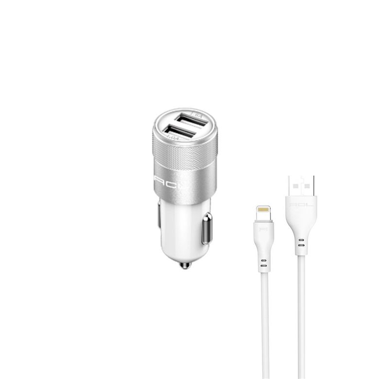 Acl Ac-07 Power Classic Series Araç İçi Şarj Aleti Lightning Kablolu Araç İçi Şarj Cihazı