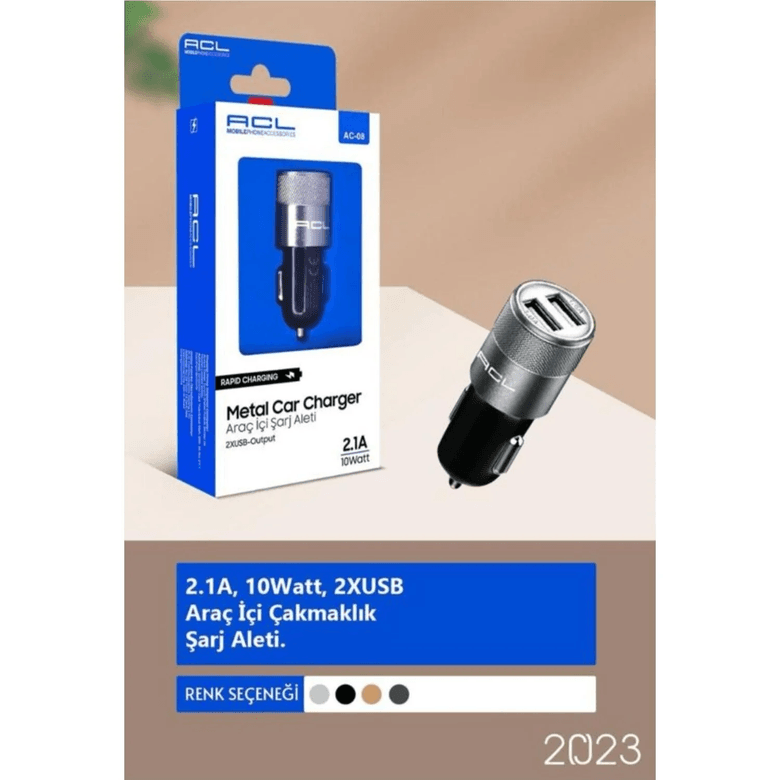 Acl Ac-08 Power  Classic Series Araç İçi Şarj Aleti