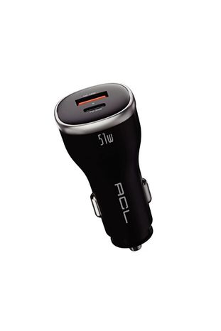 ACL Ac-104 Pd 6A, 51Watt Dual Ports 1Xusb-A, 1Xusb-C Çıkışlı Araç İçi Şarj