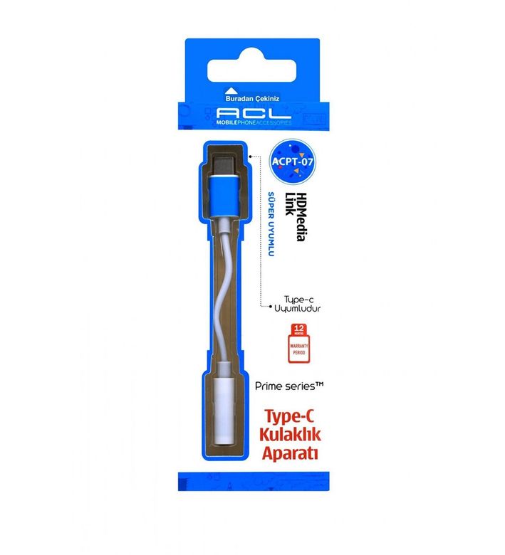 Acl Acpt-07 Type-C Kulaklık Aparatı Süper Uyumlu
