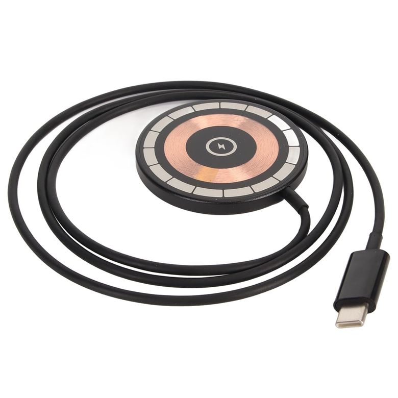 ACL Aw16 15W Typec Magsafe, Iphone Manyetik Şeffaf Görünümlü Kablosuz Şarj Cihazı