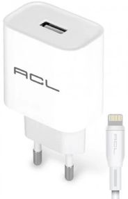 ACL L2 2.1A 10 Watt 1Xusb 1Mt Lightning Kablo Seyahat Şarj