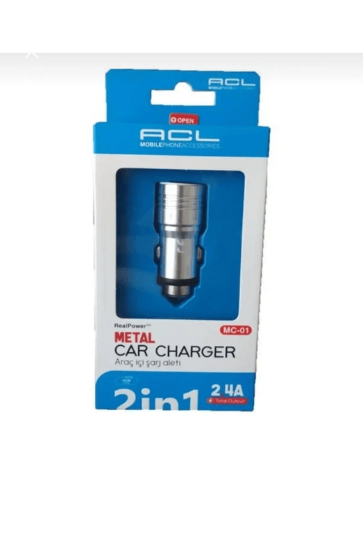 Acl Mc-01 2.4A 2Xusb Full Metal Şarj Başlığı