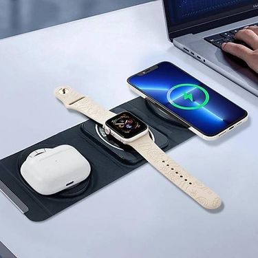 ACL sK7Go8Dgea Aw14 3In1 15W Katlanabilir Kablosuz Wireless Şarj Standı