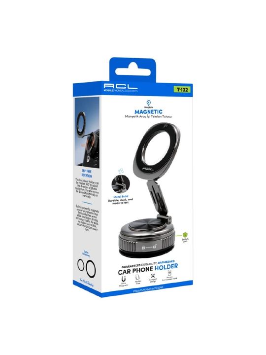 ACL T-132 Torpido Üstü Ve Pencere Için, Kilitli, Araç İçi Telefon Tutucu