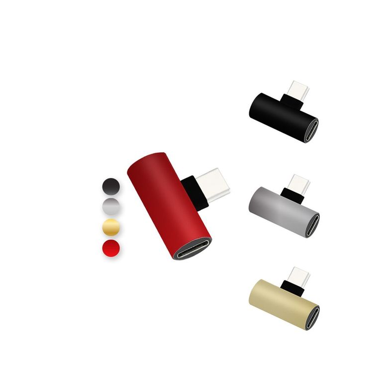 ACPT-05v Acl Acpt-05 Type-C'den Type-C Kulaklık Ve Şarj Aparatı Dönüştürüçü