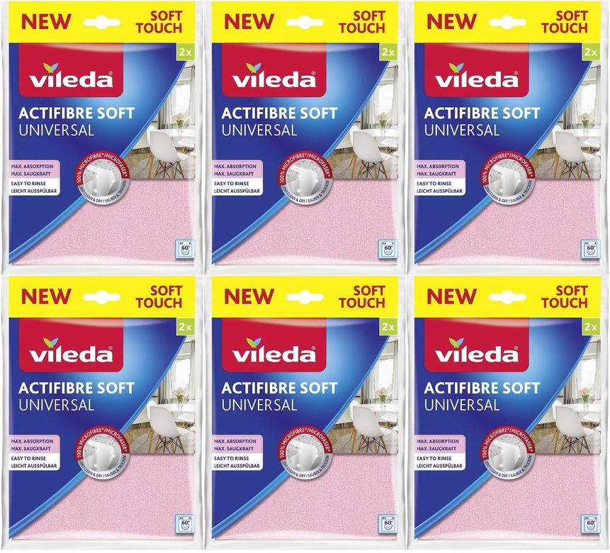 Actifibre Soft Universal New Soft Touch (Paket içi 2 Li) (6 Lı Set)