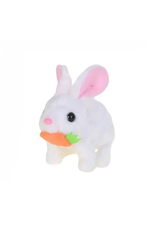 adayus dadasdasd Pilli Zıplayan Peluş Tavşan Oyuncak 15 Cm – Havuçlu | 3 Renk | 3+ Yaş | Doğum Günü & Bayram Hediyesi