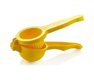 Aea94 131621167 Pratik Mutfak El Tipi Limon Ve Narenciye Sıkacağı Ergonomik Tasarım, Dayanıklı Gövde, Sarı 420Ml Beyaz