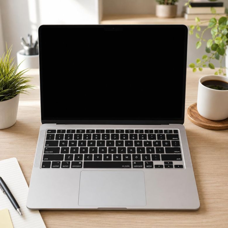 Aebo 131611700 Türkçe Q Klavye Koruyucu Macbook Air 13 A2179 A2337 M1 Uyumlu Us Ansı Düz Enter Ultra İnce Silikon Keyboard Cover Siyah