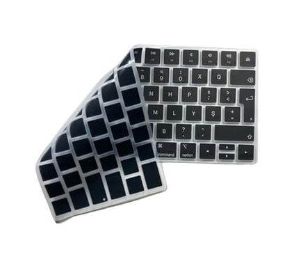 Aebo 131611782 Apple Magic Keyboard 2 A1644 Uyumlu Klavye Koruyucu Türkçe F Dizilim Daktilo Tipi Silikon Kaplama Uk Iso Ters L Enter Ultra İnce Kaymaz Toz Ve Sıvı Koruma Keyboard Cover Siyah