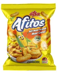 Afia Afitos Süt Mısır Aromalı Mısır Çerezi 50 Gr