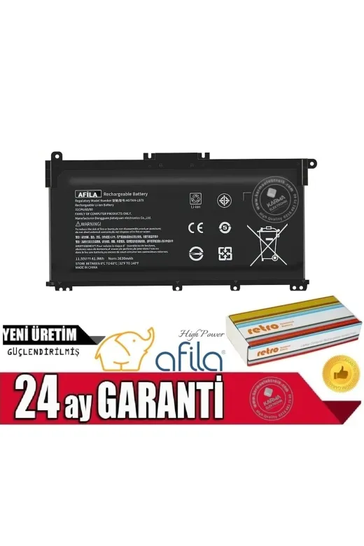 Afila NB-KR80560.Yen.21 Hp Uyumlu 14-Cf2013Nt 20Z39Ea Notebook Bataryası, Laptop Pili