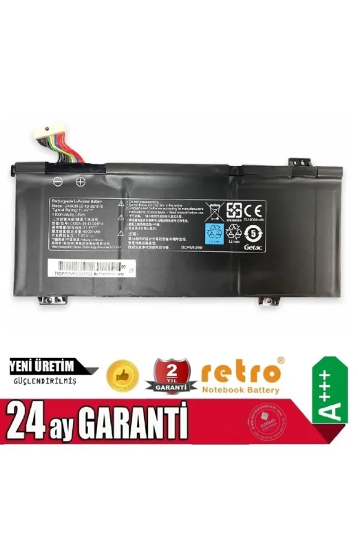 Afila NB-KR80739-00014 Monster Abra A5 V15.2, A5 V15.2.1, A5 V15.2.2 Notebook Bataryası, Laptop Pili