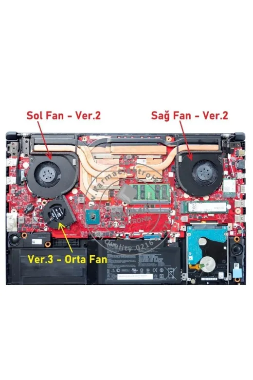 Afila NF-KR51121L.1Zxy11 Asus Rog Strix Dfs6O1712Moot Kfoa Ep Notebook Vga-Gpu Fanı Sol V2