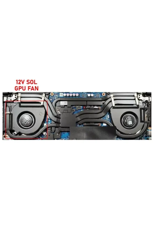 Afila NF-KR51218V2R Asus Tuf Dash F15 Fx517Z Serisi Notebook Gpu Fanı / Ver.2 R - 12V