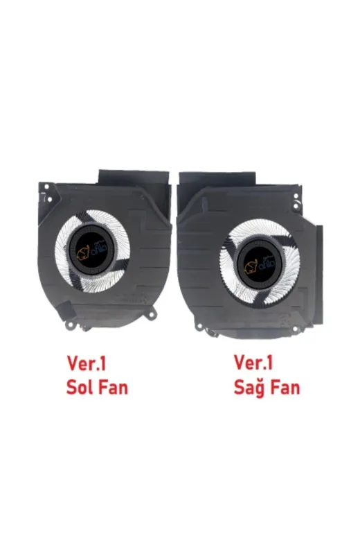 Afila NF-KR51227V1SET..X250 Hp Victus Gaming 16-R1077Nt (Vcs9J278Ea03) Notebook Fanı - Ver.1 - 5Volt (Sağ-Sol Set)