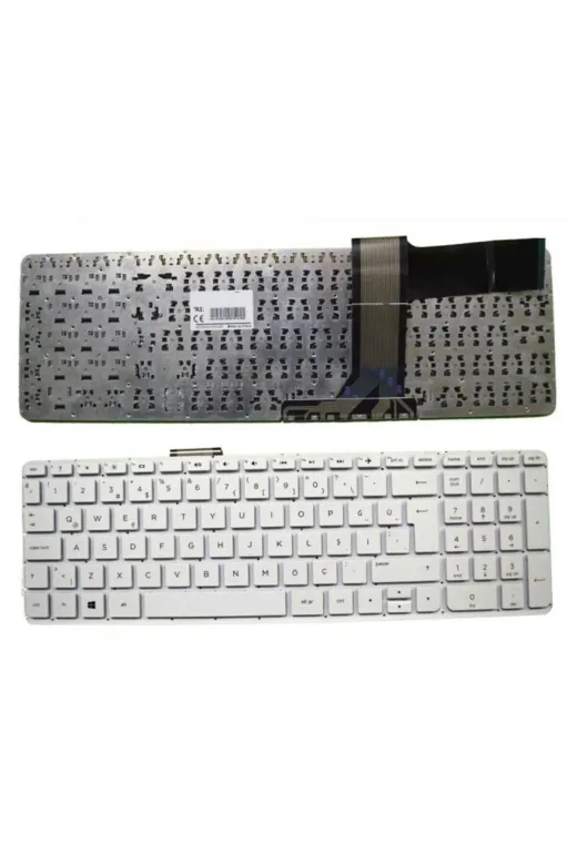 Afila NK-KR30125B.X15 Hp 15-P080Ca 15-P084Ca 15-P088Ca Klavyesi - Beyaz - Tr