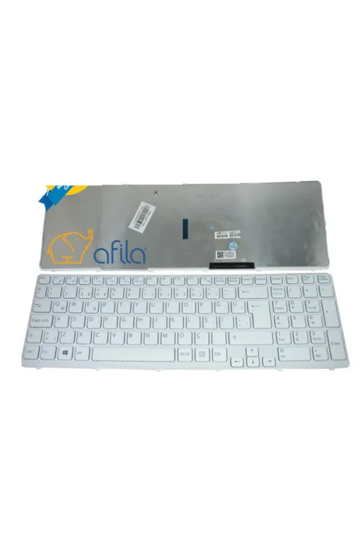 Afila NK-KR30337..Klv3 Sony Vaioe Serisi Sve17 Sve1712T1Eb Notebook Klavyesi (Beyaz Tr)