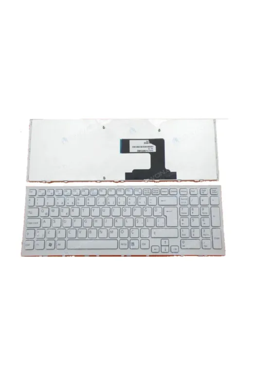 Afila NK-KR30397.X10 Sony Vpc-El13Fx Vpc-El13Fx/b Vpc-El13Fx/w Klavyesi (Beyaz Tr)