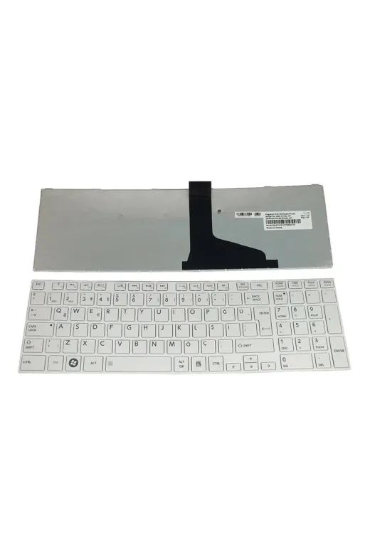 Afila NK-KR30451Ç.X11 Toshiba Satellite L950 L950D L955 L955D Uyumlu Serisi Klavye Beyaz / V1