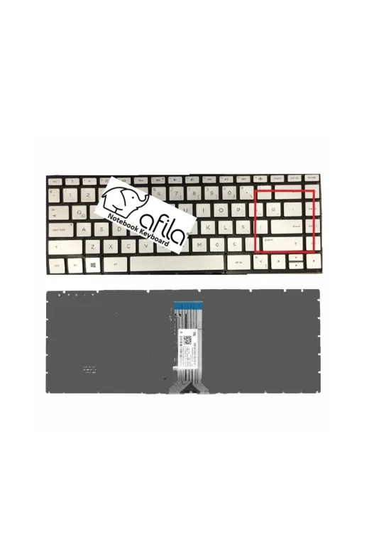 Afila NK-KR30603G..-x.1Z22 Hp 240 G8 Notebook Klavye - Tuş Takımı / Silver Gri - Tr