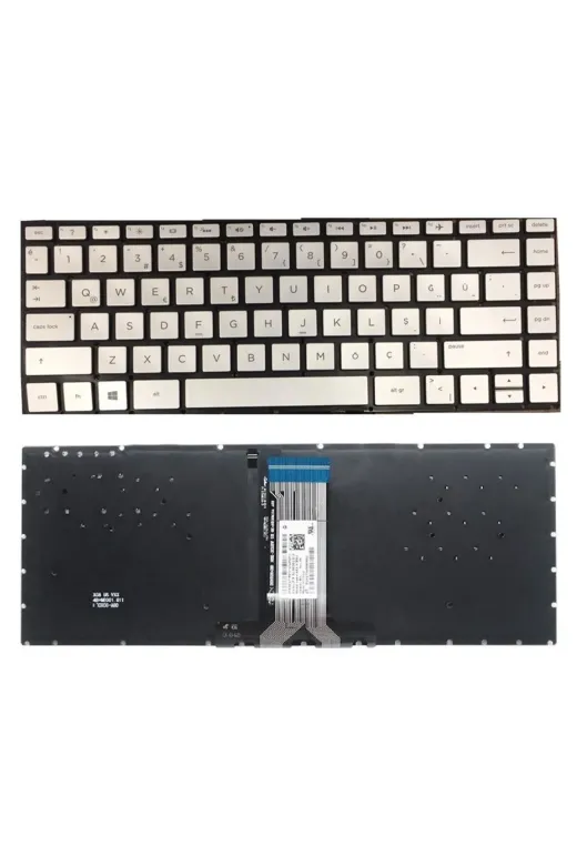 Afila NK-KR30603IG..-x.1Z22 Hp Pavilion 14-Bk000 14-Bk100 Notebook Klavyesi (Gri Tr) Işıklı