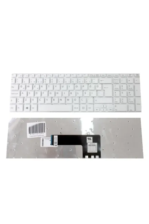 Afila NK-KR30625B..Klv9 Sony Vaio 9Z.naebq.10T, Aehk9A001103A Notebook Klavye (Beyaz Tr)