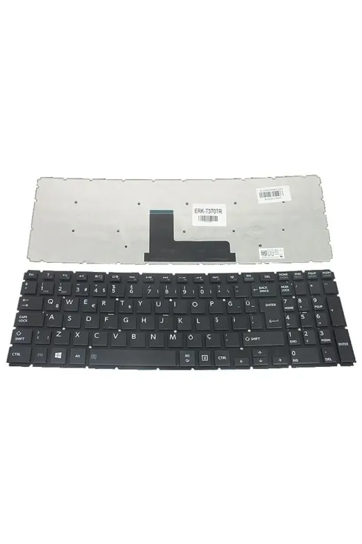 Afila NK-KR30744S..-x.1Z2 Toshiba Satellite C55-C, C70-C, C70D-C Uyumlu Klavye Siyah Tr