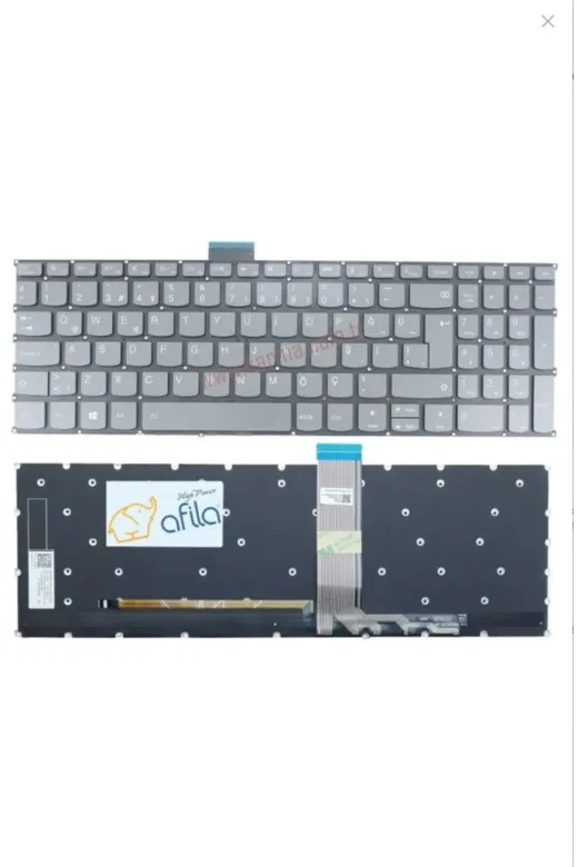 Afila NK-KR30762L..-x.11zZ8 Lenovo Ideapad Slim 3-16Iah8 Type 83Es Notebook Klavyesi, Tuş Takımı (Siyah Tr) Işıklı