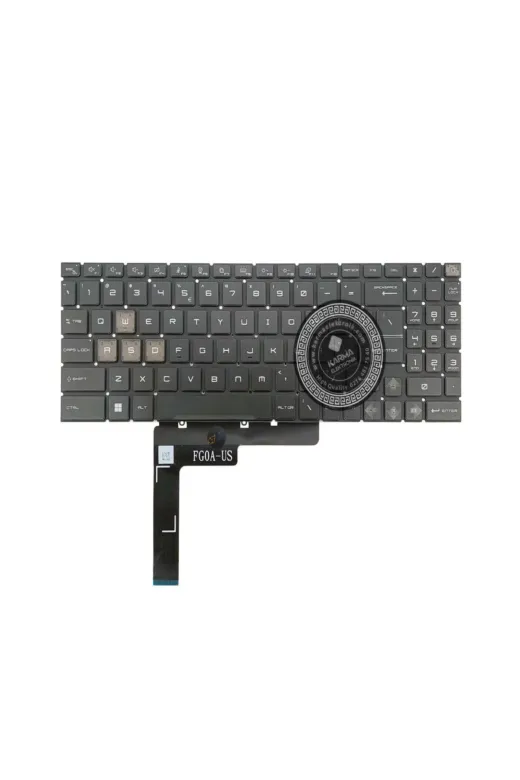 Afila NK-KR30847BU…-.1Zy47 Msi Katana Gf76 12Ue-830Xtr Msi Notebook Klavyesi Siyah Tr, Wasd - Mavi Işıklı
