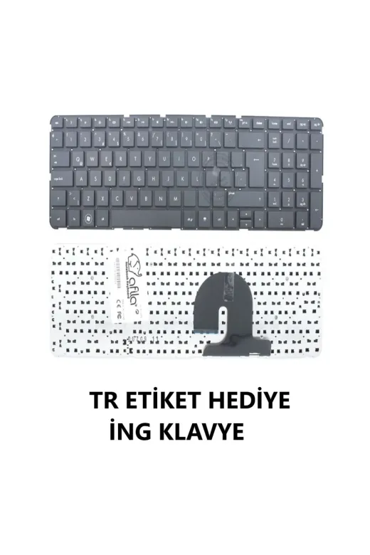 Afila NK-KR30872İ..Klv17 Hp Pavilion Dv7-4197Cl,dv7-4263Cl,dv7-4267Cl Notebook Klavyesi İng