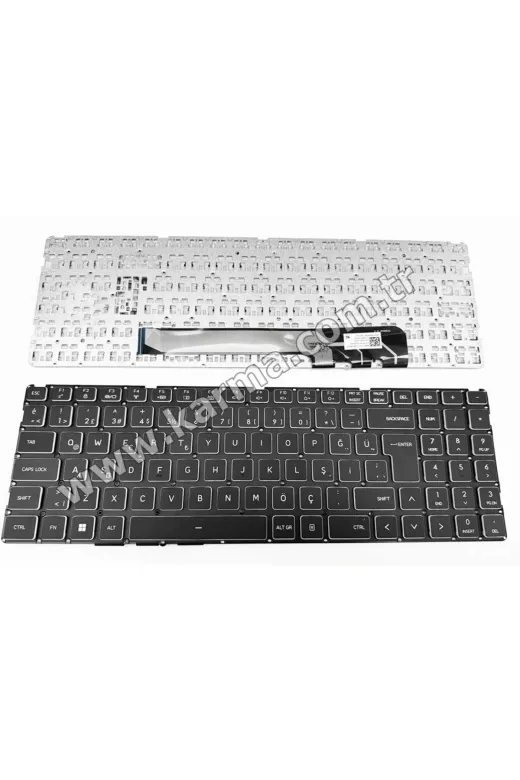Afila NK-KR30885S-010825-078 Monster Abra A7 V14.6.5 Notebook Klavyesi, Laptop Tuş Takımı (Siyah Tr) Non-Backlit