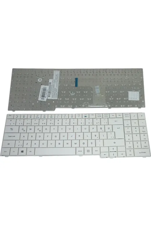 Afila NK-KR50601B..-x.1Z13 Casper Cma.2350-4K05B Cma.2350-4K05B-B Notebook Klavye (Beyaz Tr)