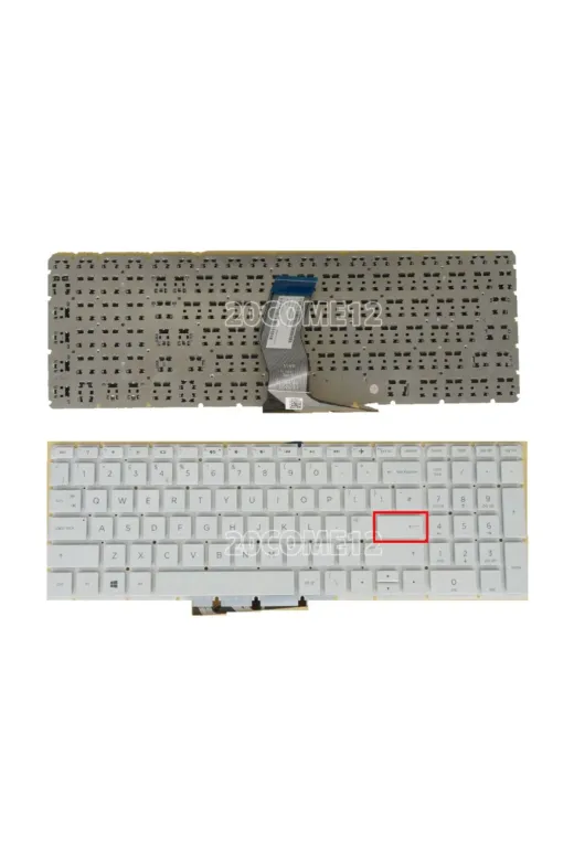 Afila NK-KR50634B..Klv22 Hp 15-Au109Nt, 15-Au110Nt Notebook Klavyesi - Beyaz - Tr