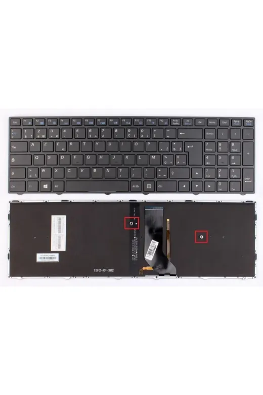 Afila NK-KR50646.V1..-x.1Z4 Monster N870Hj1 Notebook Klavye / Siyah - Tr - Backlit - Ver.1