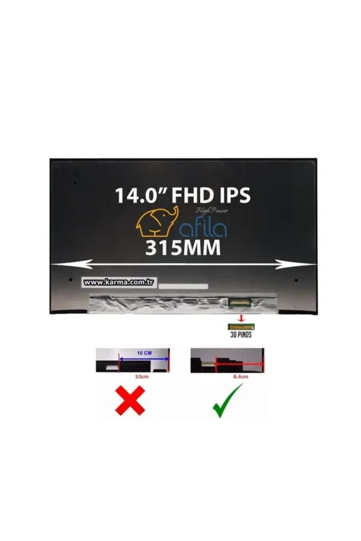 Afila NP-KR70219V3..-x.y140 Hp Probook 640 G8 Notebook Lcd Ekran, Panel / Fhd, Non-Touch, Non-Als - Ver.2