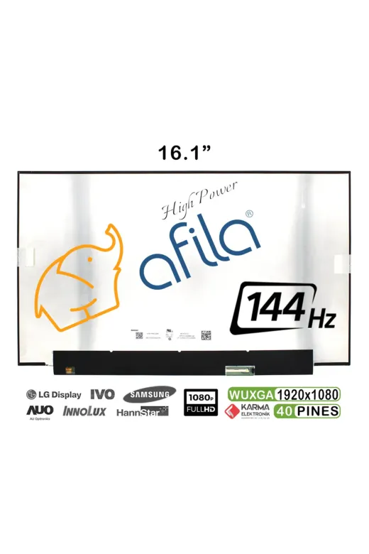 Afila NP-KR70238…1-.1Z75 Hp Victus 16-R0068Nt 8B5Y7Ea Notebook Lcd Ekran, Panel 40Pin