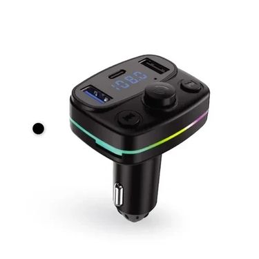 AFT-10. Acl Aft-10 Wireless, 1A 2Xusb, Tf Kartlı Type-C, Rgb Işıklı Fm Transmitter Wireless