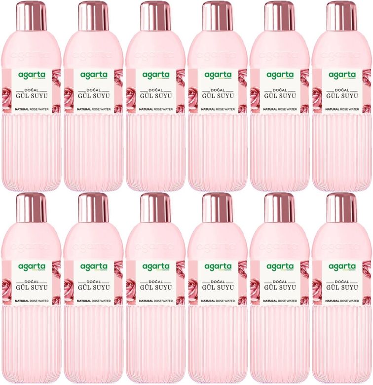 Agarta Doğal Gül Suyu 400ML (12 Li Set)